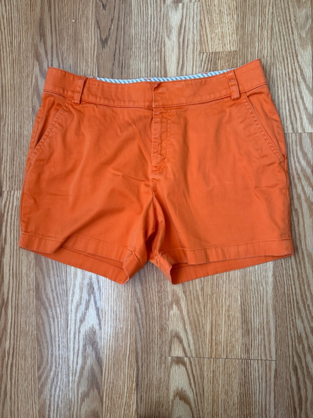 Brooks Brothers Orange Women's Cotton Shorts
